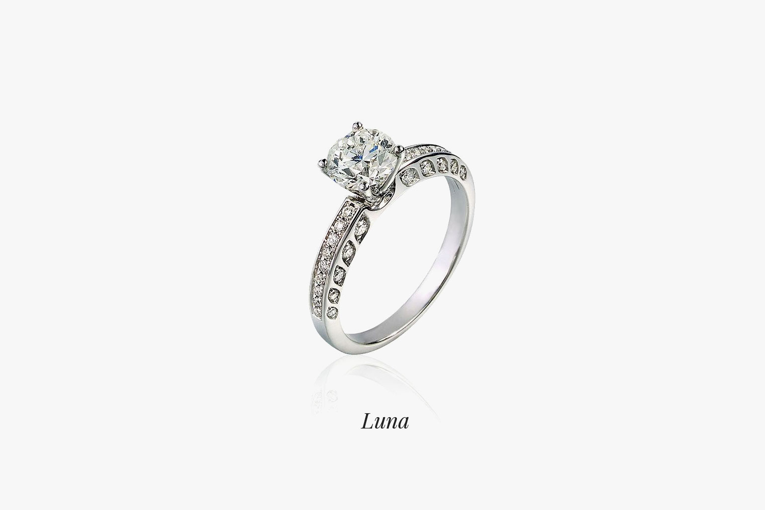 Zásnubný prsteň Luna