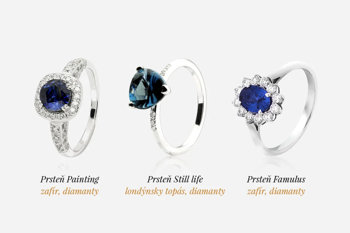 Objavte najúžasnejšie zásnubné prstene s farebnými drahokamami!