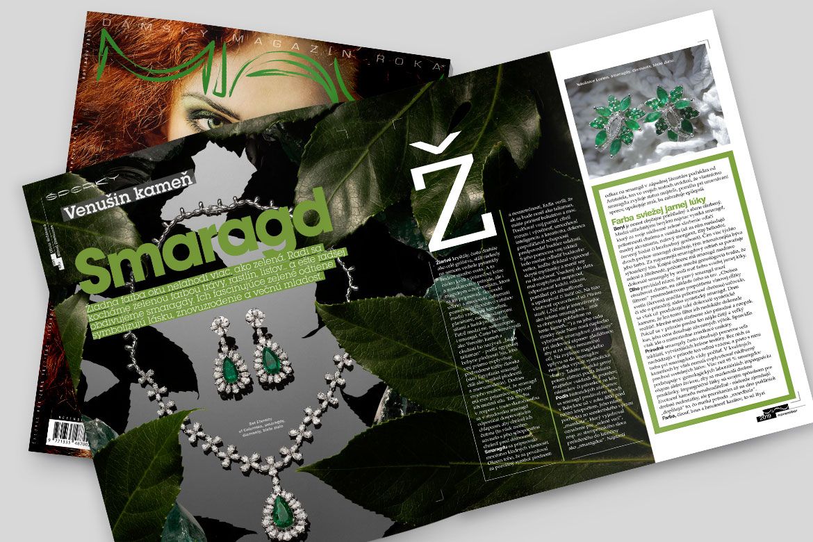 Blog - Smaragdové pokušenie v novembrovom magazíne MIAU