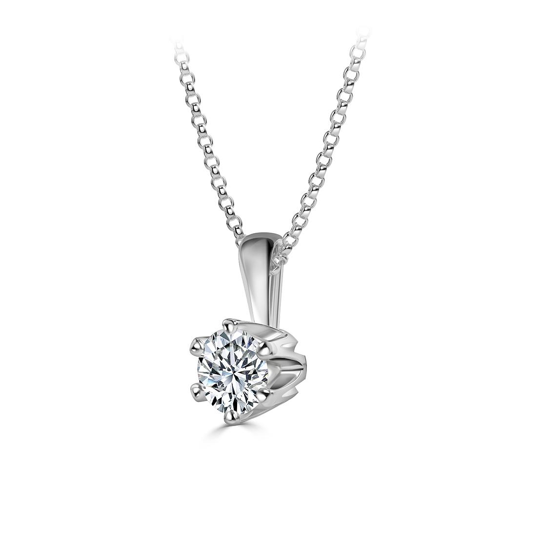 Diamantový prívesok Esperanza, žlté zlato