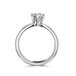Diamantový zásnubný prsteň Olivia, biele zlato