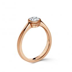 Diamantový zásnubný prsteň Maggie, ružové zlato