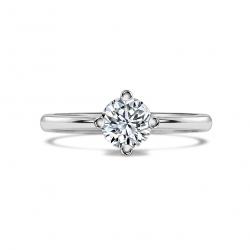 Diamantový zásnubný prsteň Darleen, biele zlato