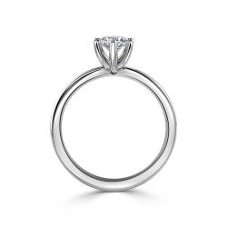 Diamantový zásnubný prsteň Darleen, biele zlato