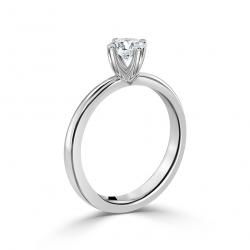 Diamantový zásnubný prsteň Darleen, biele zlato