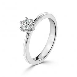 Diamantový zásnubný prsteň Elyse, biele zlato