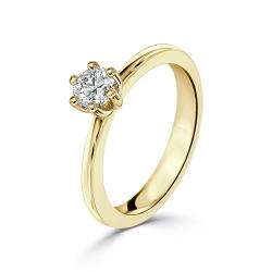 Diamantový zásnubný prsteň Elyse, žlté zlato