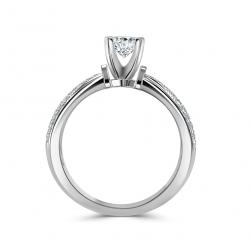 Diamantový zásnubní prsten Chanel, bílé zlato