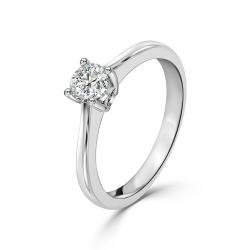 Diamantový zásnubní prsten Mary, bílé zlato