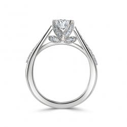 Diamantový zásnubní prsten Mia, bílé zlato