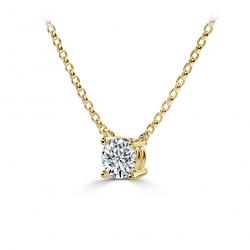 Diamantový náhrdelník Doty, bílé zlato