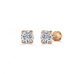 Diamantové náušnice Stones, biele zlato
