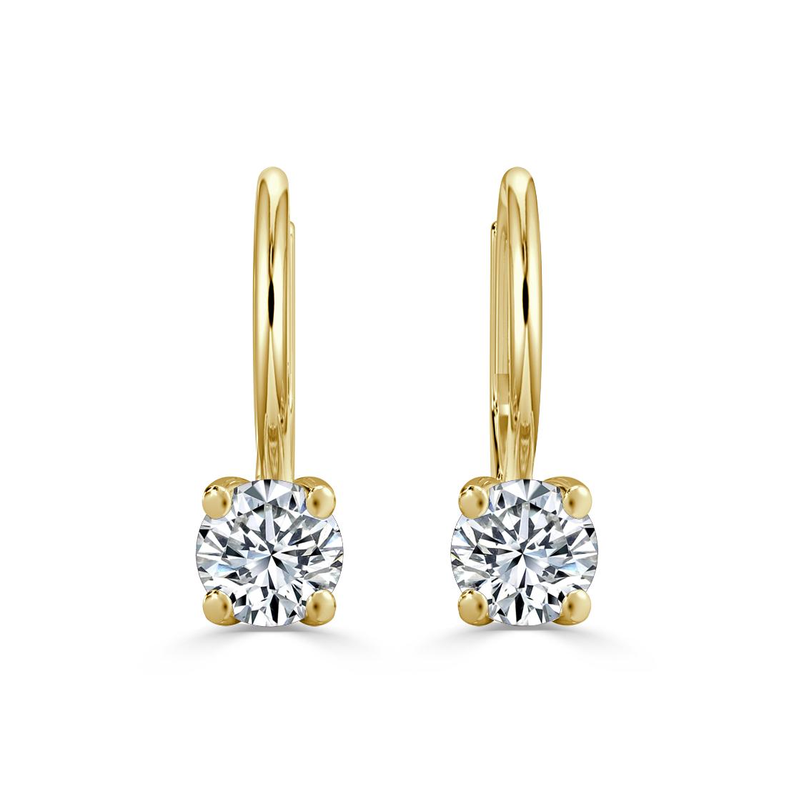 Diamantové náušnice Stones II., bílé zlato
