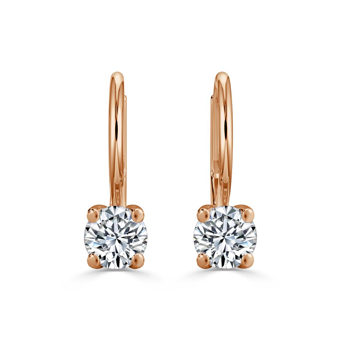 Diamantové náušnice Stones II., bílé zlato