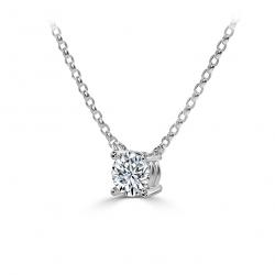 Diamantový náhrdelník Doty, bílé zlato