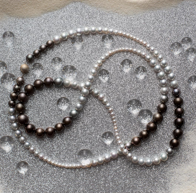 Mikuš Diamonds - Perlový náhrdelník  Silky Crown
