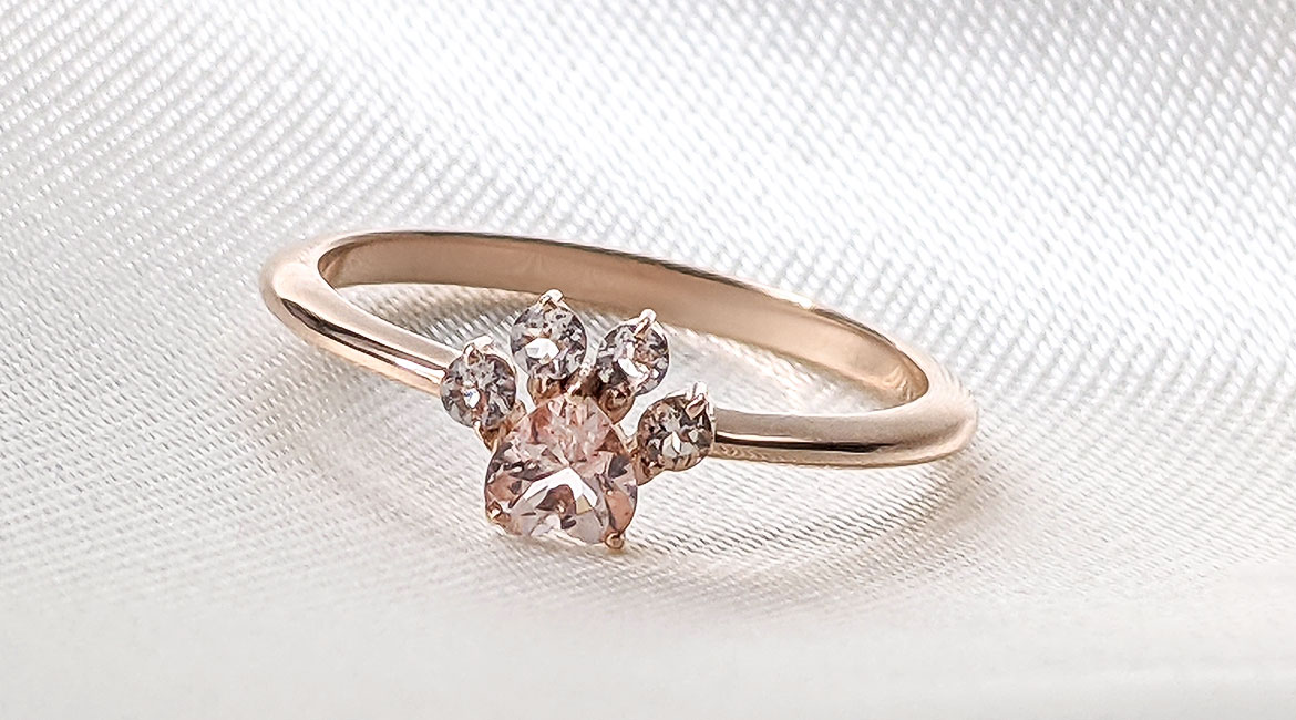 Prsten „Psí tlapka“