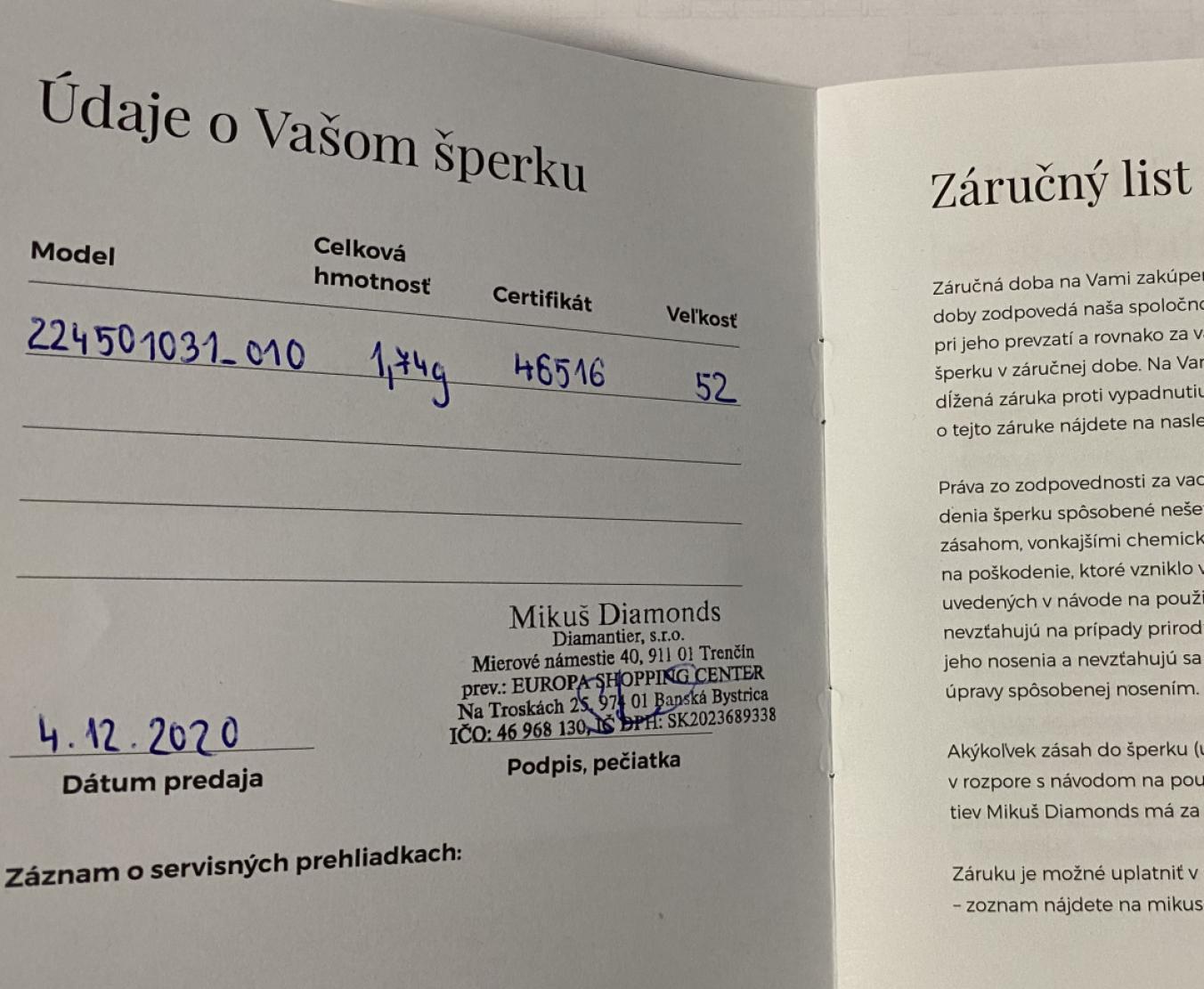 Prsteň Cobie / 224501031