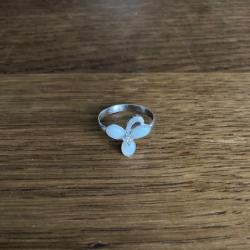 Opálový prsteň Lily, biele zlato, pre-owned