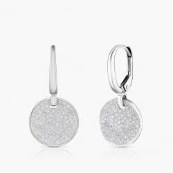 Diamantové náušnice Rokis, bílé zlato