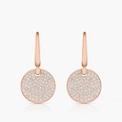 Diamantové náušnice Rokis, ružové zlato