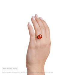 Video - Ametystový prsteň Sunset, ružové zlato