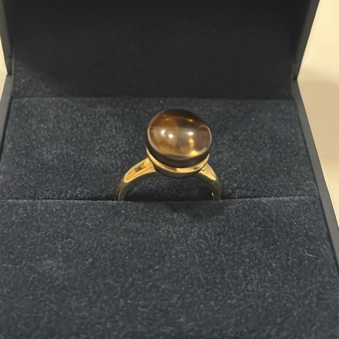 Citrínový prsteň Sunset, žlté zlato / 225760001_CTR