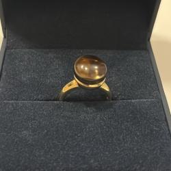 Citrínový prsteň Sunset, žlté zlato / 225760001_CTR