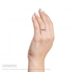 Diamantový zásnubní prsten Lurencia, růžové zlato