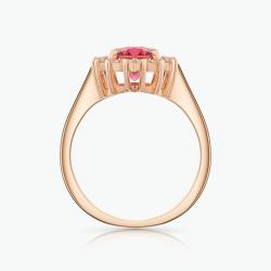 Turmalínový prsteň Royal Tourmaline, ružové zlato