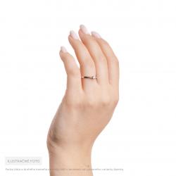 Diamantový zásnubný prsteň Bitsie, žlté zlato