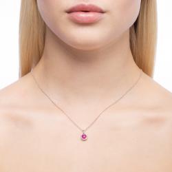 Turmalínový přívěsek Revive, bílé zlato