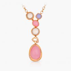 Drahokamový náhrdelník Gloaming, ružové zlato
