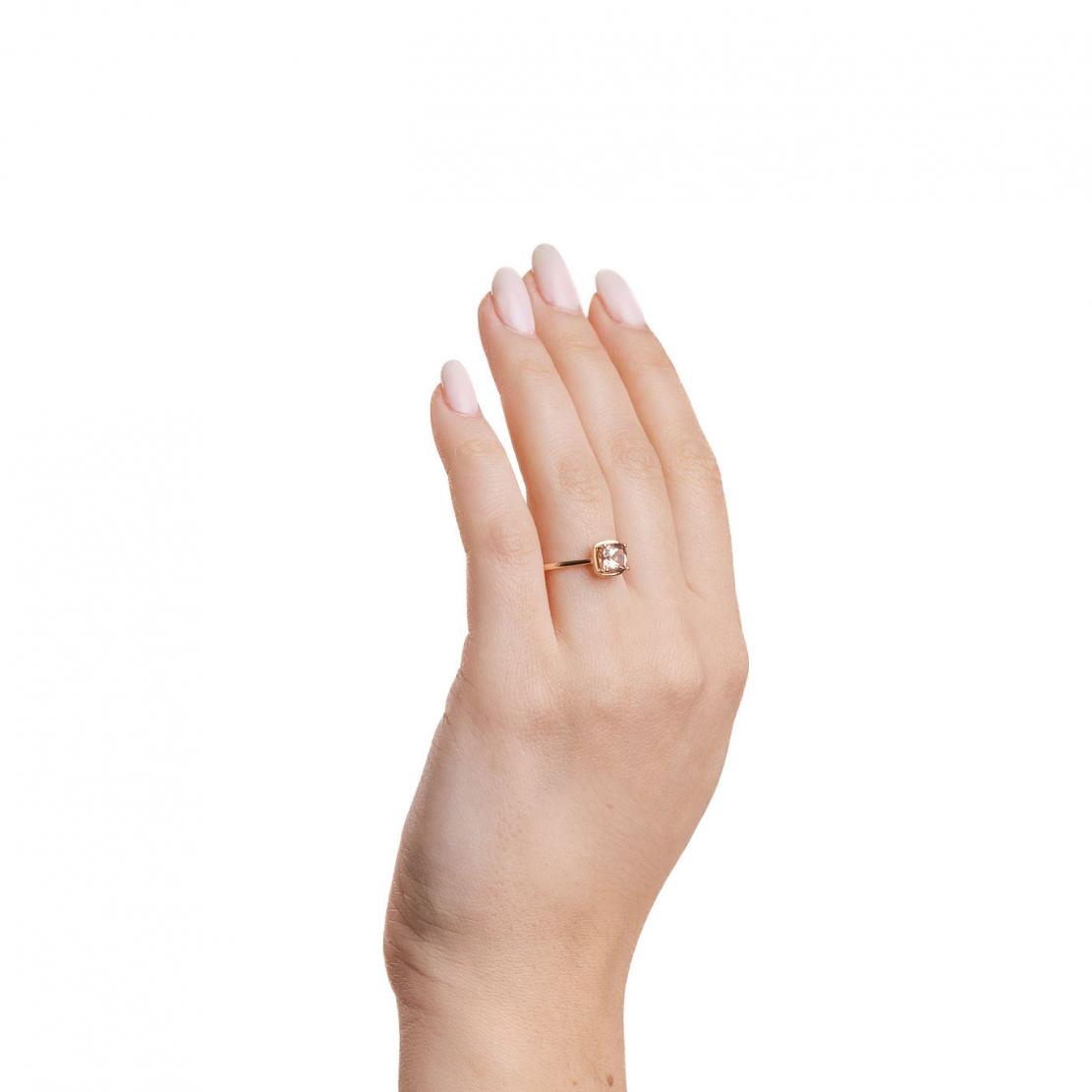 Morganitový prsteň Avril, ružové zlato