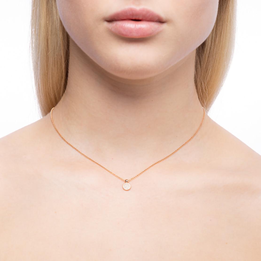 Diamantový náhrdelník Avidity, ružové zlato