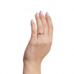 Diamantový zásnubný prsteň Carry, ružové zlato