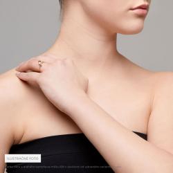 Praziolitový prsteň Decency, ružové zlato
