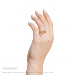 Iolitový prsten Pellerine, bílé zlato