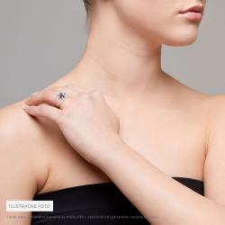 Smaragdový prsteň Zing, biele zlato