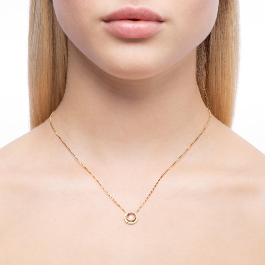 Záhnedový náhrdelník Merenge, žlté zlato