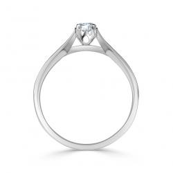 Diamantový zásnubní prsten Jodelle, bílé zlato