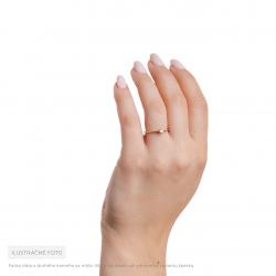 Diamantový zásnubný prsteň Spirit, žlté zlato