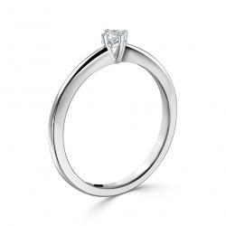 Diamantový zásnubní prsten Spirit, bílé zlato