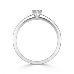 Diamantový zásnubní prsten Spirit, bílé zlato