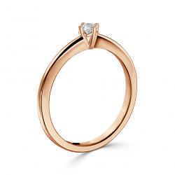 Diamantový zásnubní prsten Spirit, růžové zlato