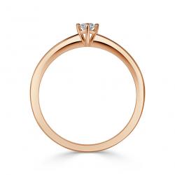 Diamantový zásnubní prsten Spirit, růžové zlato