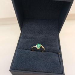 Prsteň Ancient - smaragd