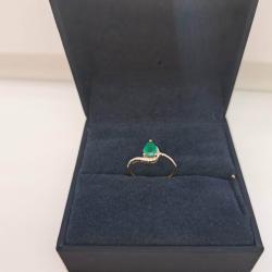 Prsteň Ancient - smaragd