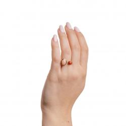 Drahokamový prsteň Praise, ružové zlato