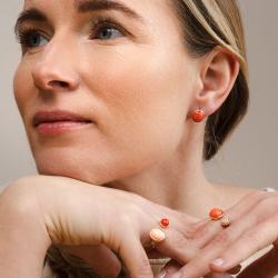 Drahokamový prsteň Praise, ružové zlato